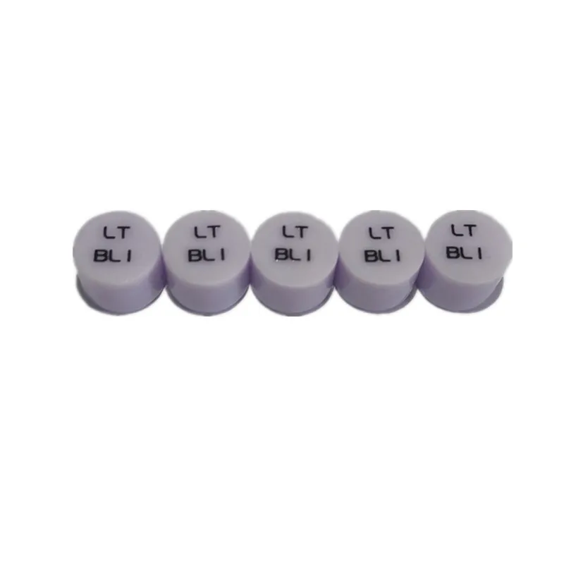 

5pcs High Quality Factory PriceDental Disilicate Blocks Glass Ceramic Block Purple Ingots Dentist Materials