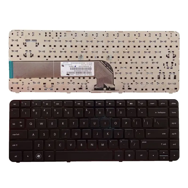 Teclado de laptop americano para hp pavilion Dv4-3000dm4-3100 DV4T-4200 Dv4-4000 DM4-3000 659298-001 sem ponteiro sem luz de fundo