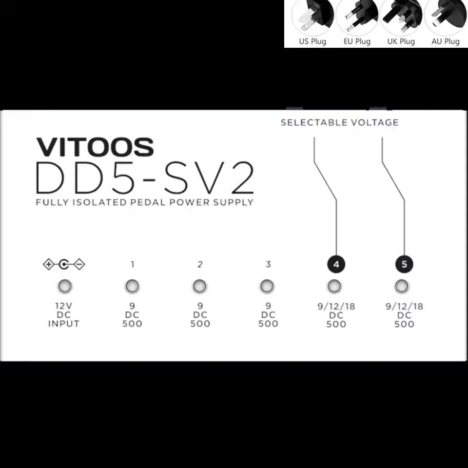 vitoos-dd5-sv2-effect-pedal-power-supply-fully-isolated-filter-ripple-noise-reduction-high-power-digital-effector