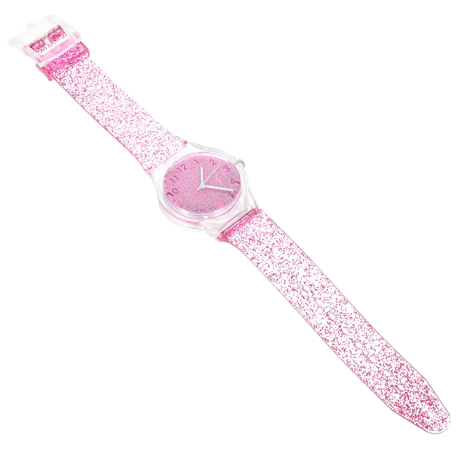 

Часы с красочным блестящим узором, забавный креативный дизайн, кварцевый механизм, точность, регулируемый ремешок, подарок на день рождения, для школы, наручные часы