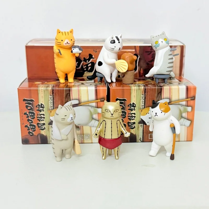 

Cat Blind Box Cat Figure Toy Miss Cat, Medical Simulation Scene Toy, Kung Fu Academy Blind Bag Decoration Kids Christmas Gift