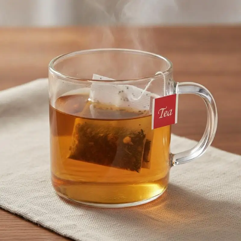 Food-grade Nylon Tea Bags - Heat-Sealable Empty Filter Paper Bags With String, Transparent Disposable Tea Sachets