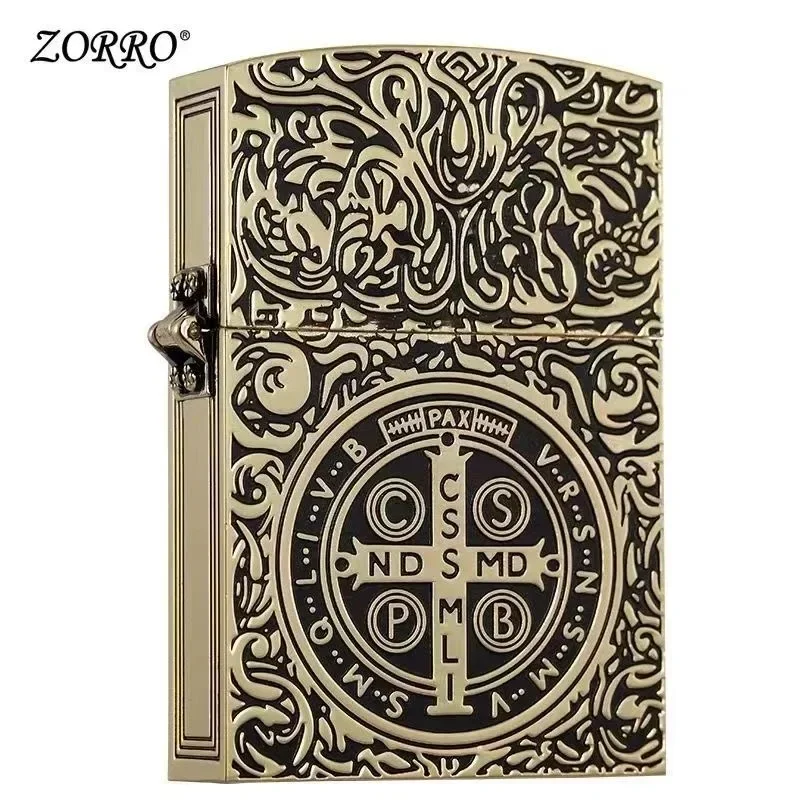 ZORRO 1:1 Limited Edition Oversized Kerosene Lighter Metal Personality Constantine Creative Heavy Armor Oversized Lighter Gift