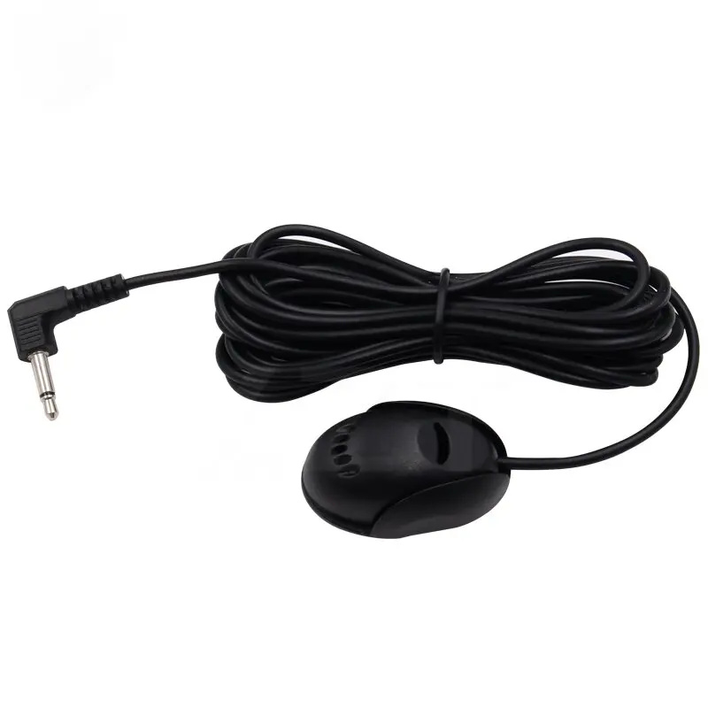 Mini Car Microphone 3.5mm Wired mic for car stereo Audio hands-free Mic For DVD Radio Player Paste Type mini mic Plug Play