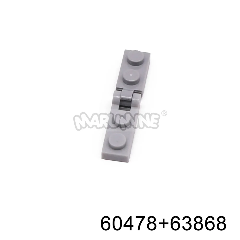 MARUMINE MOC Blocks Changeover Catch 60 Stück drehbare Bausteine, Scharnierplatte, kompatibel mit 2429 44301 60478 63868 48336