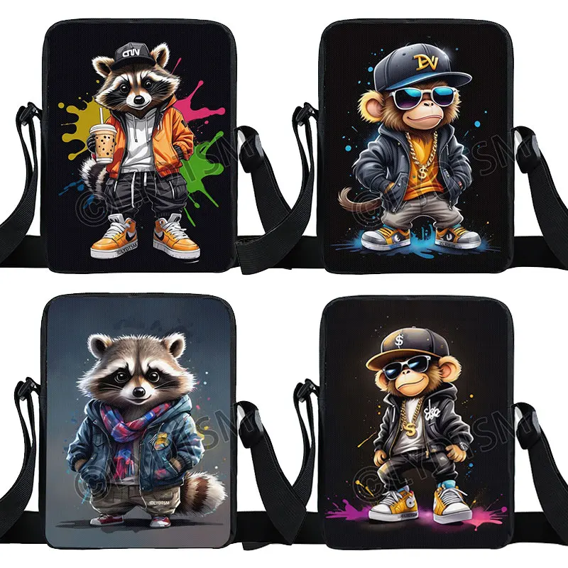 macaco-dos-desenhos-animados-raboxinim-impressao-crossbody-bolsa-feminina-pequena-bolsa-mensageiro-senhoras-sacos-de-ombro-bookbag-suporte-do-telefone