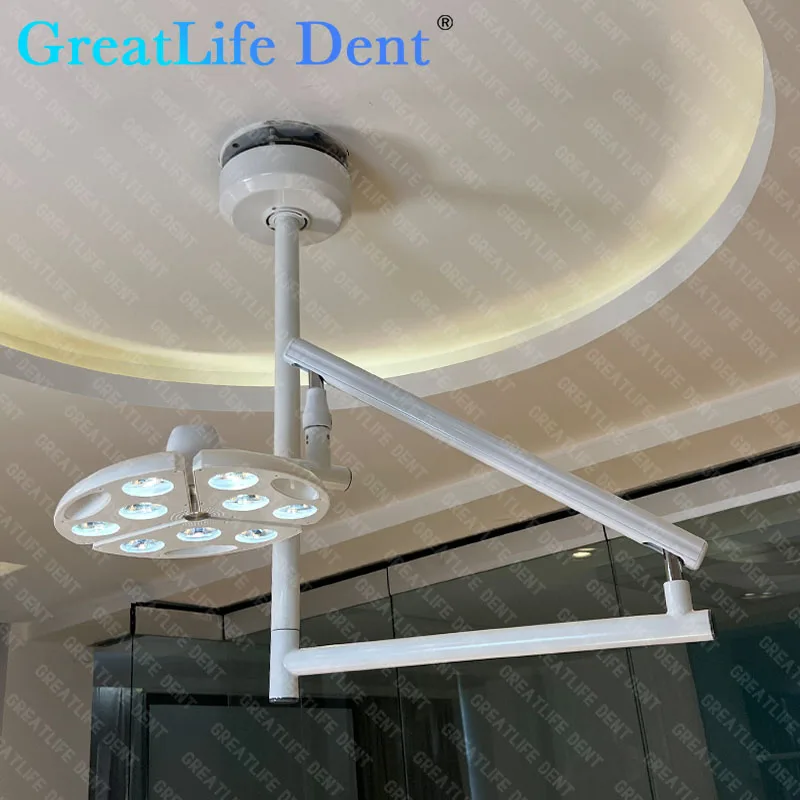 

GreatLife Новая улучшенная модель 90W LED лампа для микрохирургии, медицинский светильник для осмотра животных и косметических операций, потолочное освещение