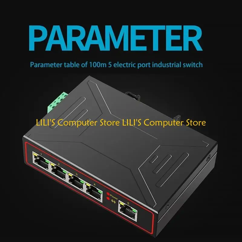 A52B 10/100Mbit/s 5 x RJ45 Ports Ethernet -Netzwerkschalter -Adapter RJ45 Stärkung
