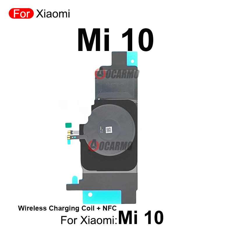 Untuk Xiaomi 10 Pro Mi 10Pro koil pengisi daya nirkabel dan suku cadang pengganti Flex modul NFC