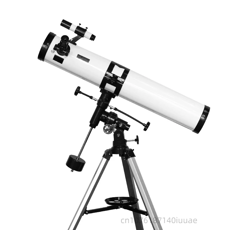 New Astronomical Telescope 900114EQ Reflective High-definition High Magnification Lunar and Stargazing Telescope