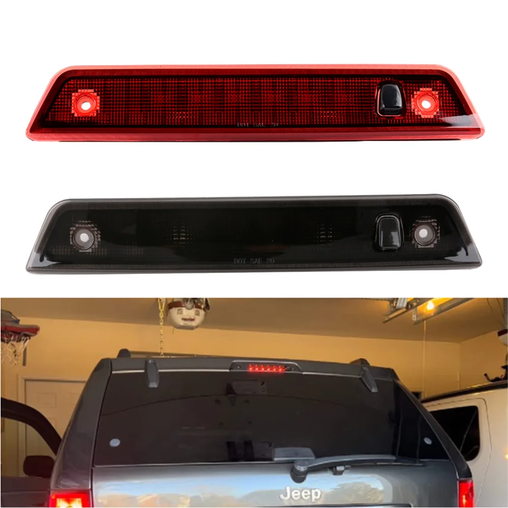 Car Accessories High Mount LED 3rd Third Brake Tail Light For Jeep Grand Cherokee 2005-2010 Rear Stop Lamp Brake Light