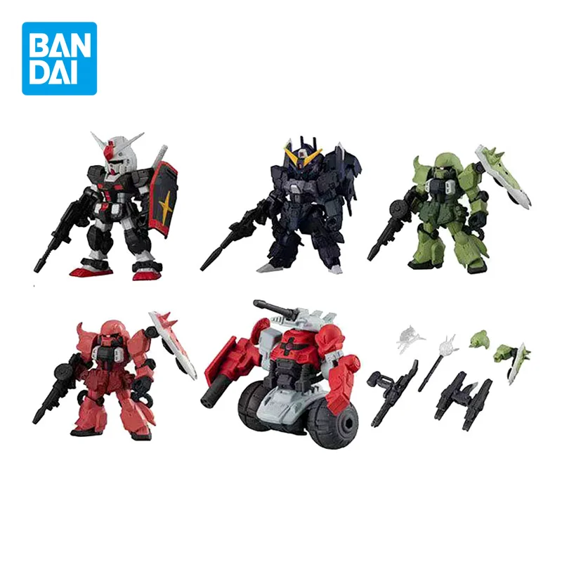 

Набор оригинальных моделей Bandai Gundam, аниме фигурка гасяпон, MSE RX-78-1 фигурки, коллекционные украшения, игрушки, подарки для детей