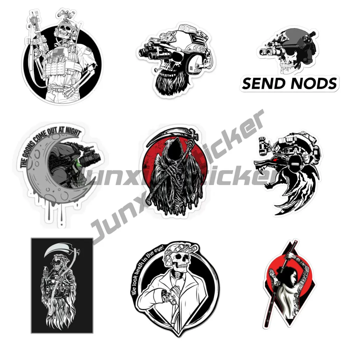 

Military Stickers Waterproof Vinyl Logo Pegatinas Tacatical Decals for Car Motor Pitcher Fridge Luggage