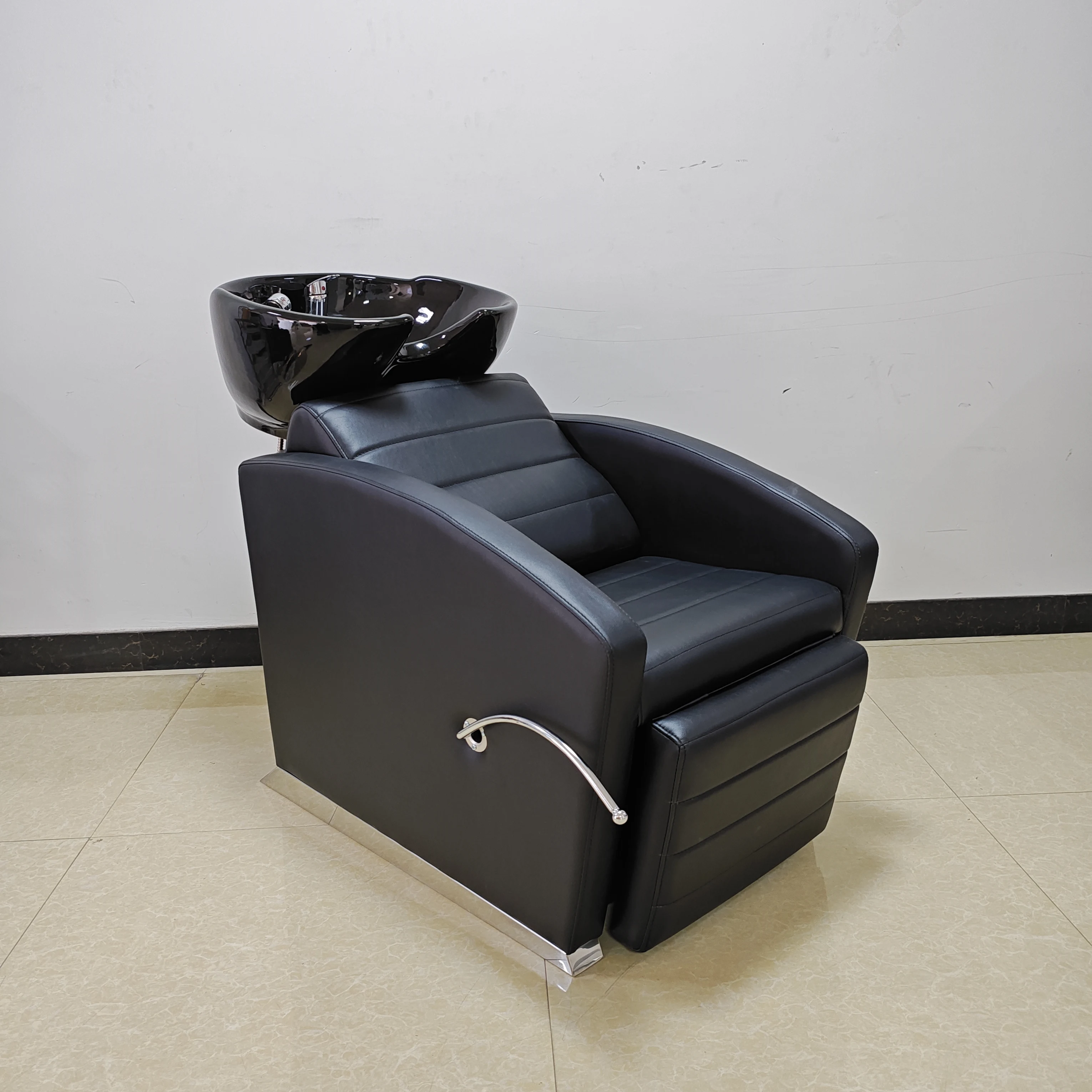 Modern Fashion Shampoo Bed for Salons Spas Manufacturer's Source Dual-Purpose Semi-Reclining Fully-Reclining Comfortable