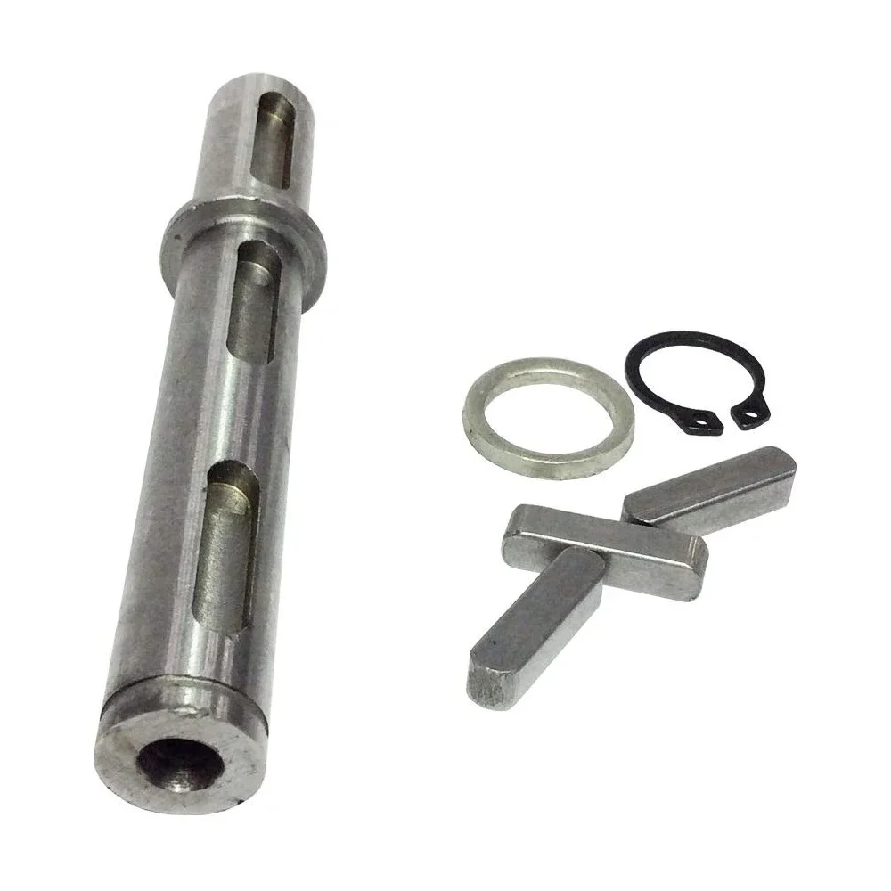 Single Output Shaft Diameter 14mm for Worm Reducer NMRV030  Single Output Shaft+Gaskets+S Ring+Corner Pin for NMRV 030 Gearbox