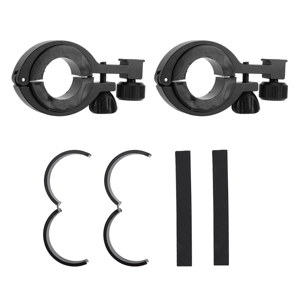 

2pcs Bike Lamp Bracket Mount Aluminium Alloy Practical Bike Lamp Support Rack Lightweight Safe Cycling Replacement Supplies