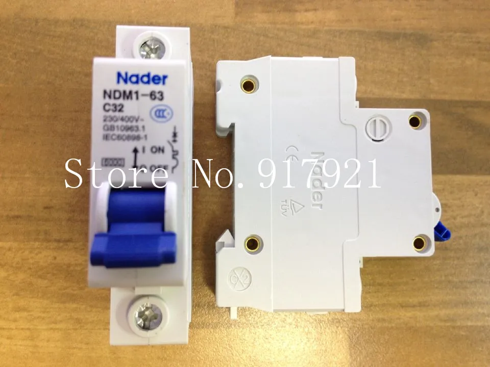 [ZOB] The letter NDM1-63 Nader genuine new C32 mini circuit breaker 1P32A air switch  --12pcs/lot