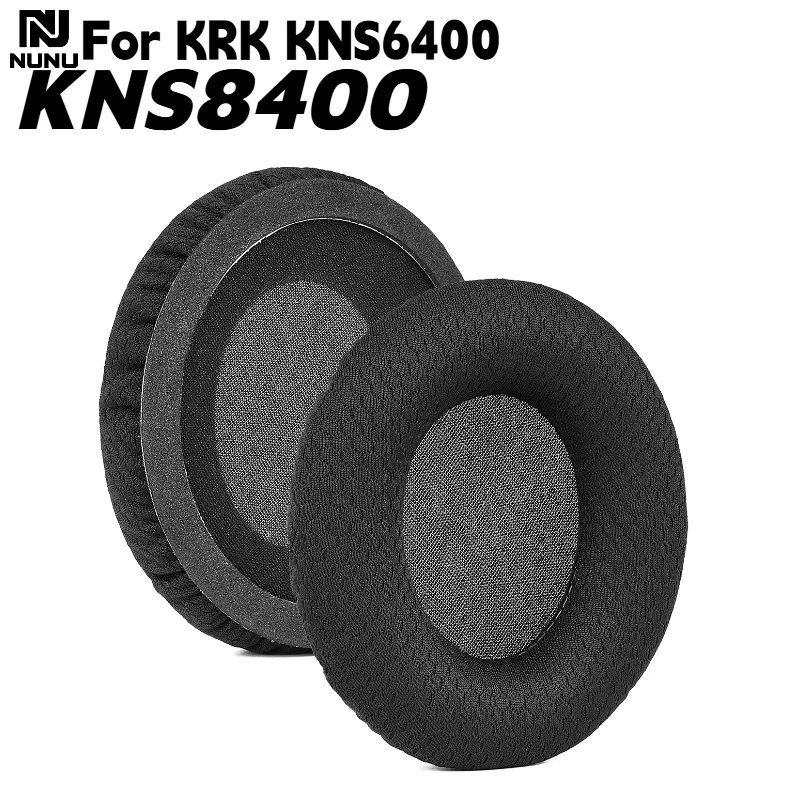 NUNU Replacement Mesh Ear pads/Head beam cushion For KRK KNS6400 KNS8400 Earmuffs Ultra-soft Sponge Cushion Cover Headphone