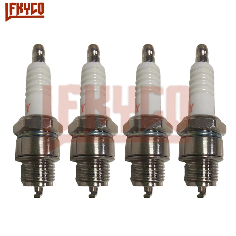 1/2/4PCS Spark Plugs Candle Z4C 2 Stroke Motorized Bicycle Motor Moped Scooter Engine For Yamaha JOG 50 70 90 ZX50 QJ50 DX100