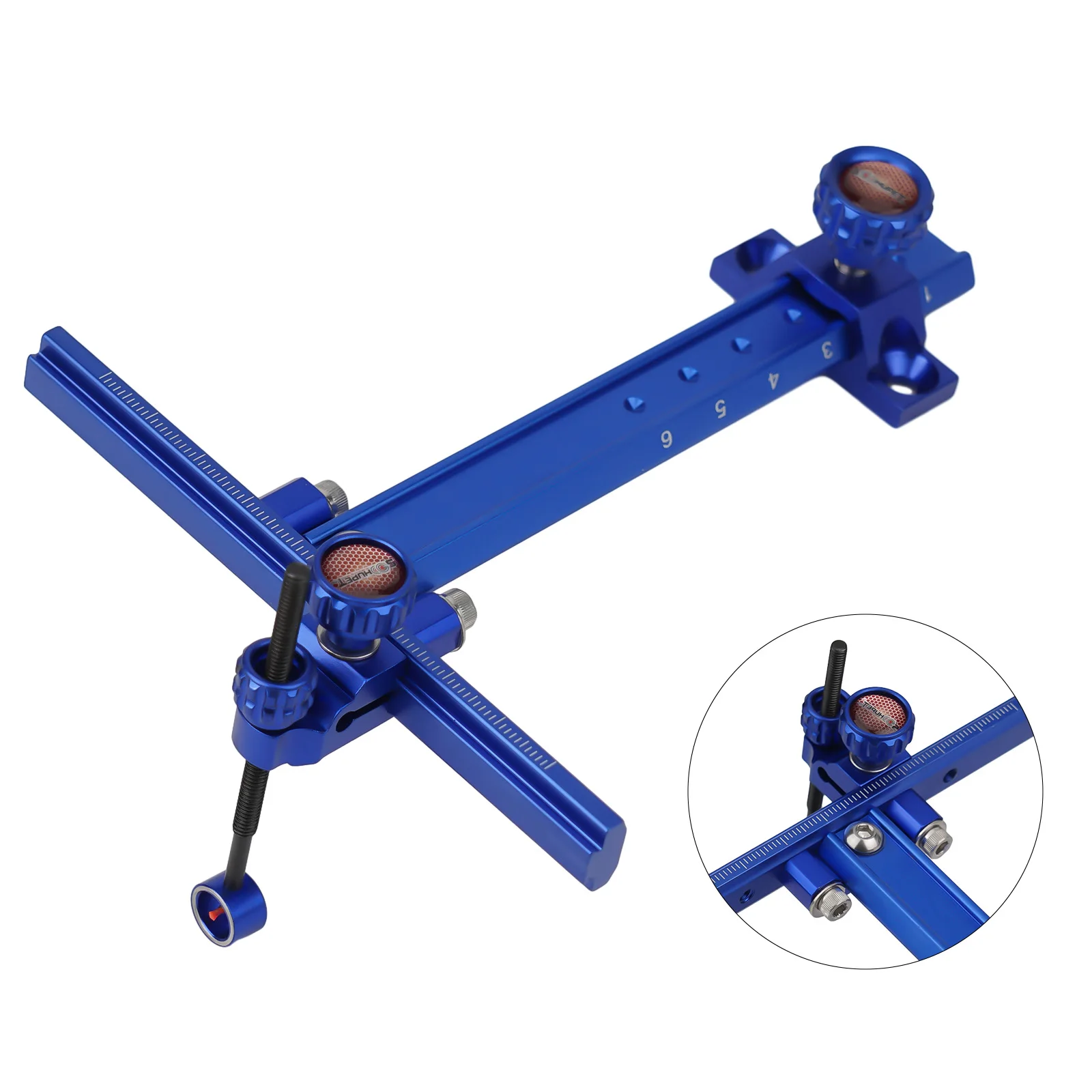 Recurve Bow Sight with Aluminum Alloy Body and Metal Scale for Accessories Complete with Screws and Screwdriver view 5