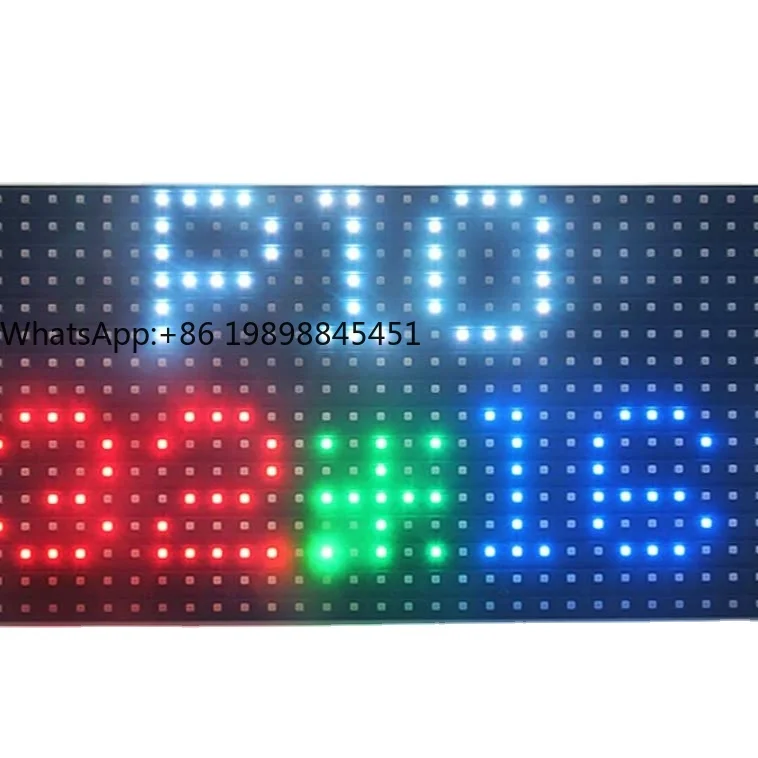 Pared de vídeo llevada a todo color de la pantalla exterior P10 de la publicidad electrónica capacitiva al aire libre de RGB P10