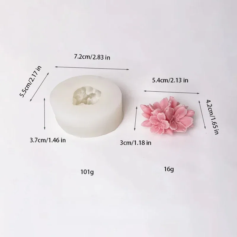 Bloem Bloom Rose Vorm Siliconen DIY 3D Cakevorm Fondant Zeep Cupcake Snoep Chocolade Jelly Decoratie Bakgereedschap Mallen