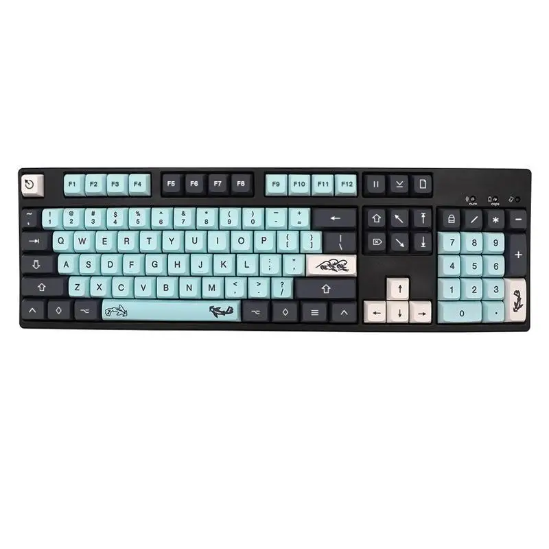 652F Mizu 132 Keys Keycap PBT XDA Profile 5 Sides Dye Sub Mechanical Keyboard Keycaps
