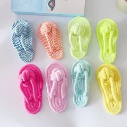 Household Pet Toys Multi-color Cotton Rope Slipper Toys Small Medium and Young Dogs Durable Teeth Grinding Dog Toys