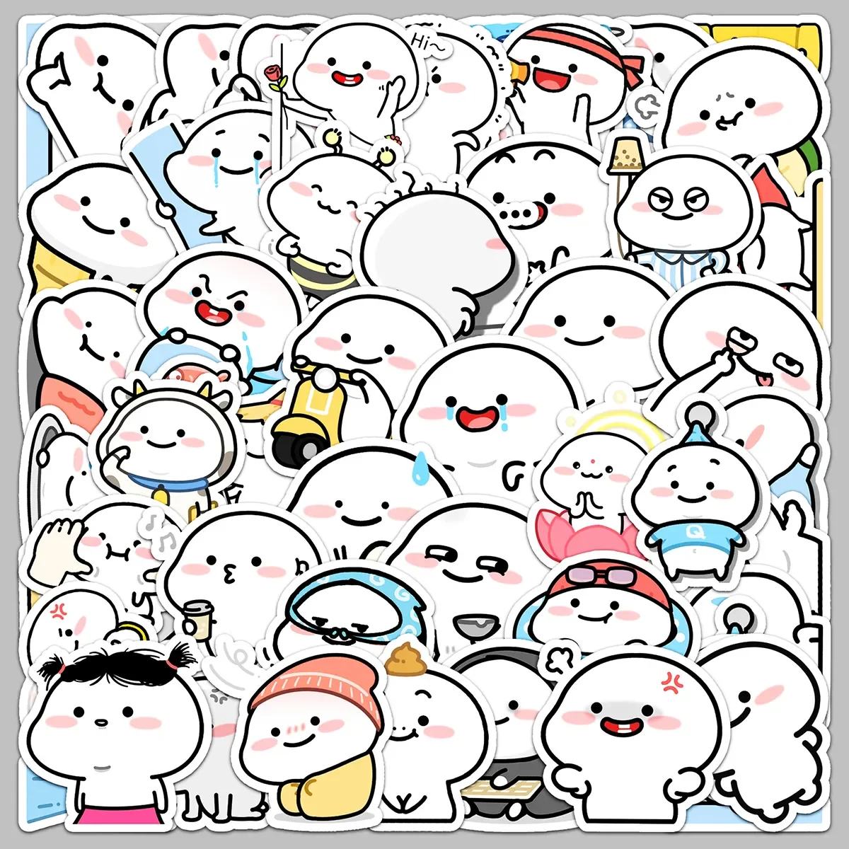 

10/50PCS Cute Quby Graffiti Sticker Funny Cartoon Meme Decal For Laptop Phone Guitar Cup Skateboard Waterproof Sticker Kid Toys