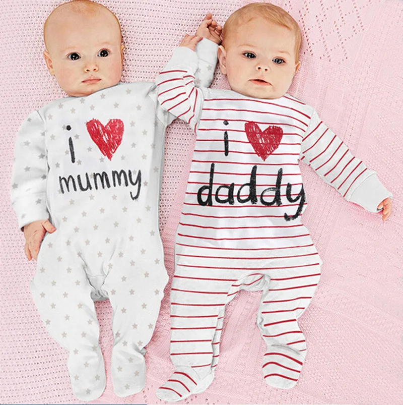 Baby onesie spring and autumn baby clothes newborn baby clothes pure cotton pajamas