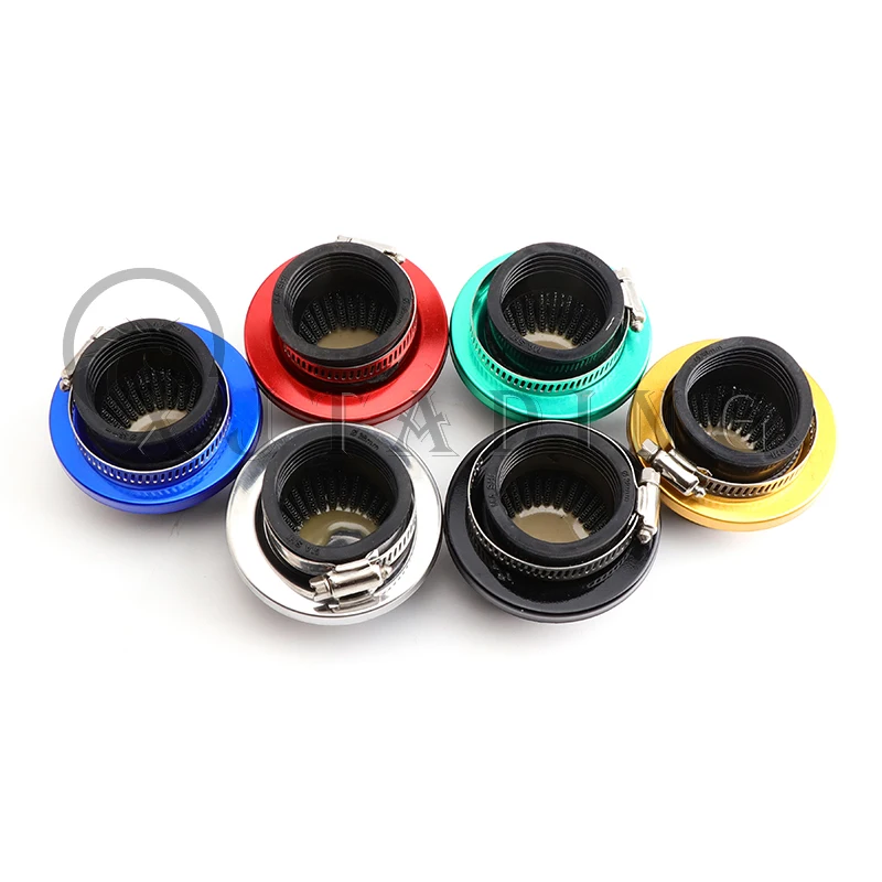 Universal 35mm 38mm 42mm 44mm Air Filter Clearner For Gas Motorized Bicycle Push Mini Moto Pocket Bike ATV Quad Motorcycle Parts