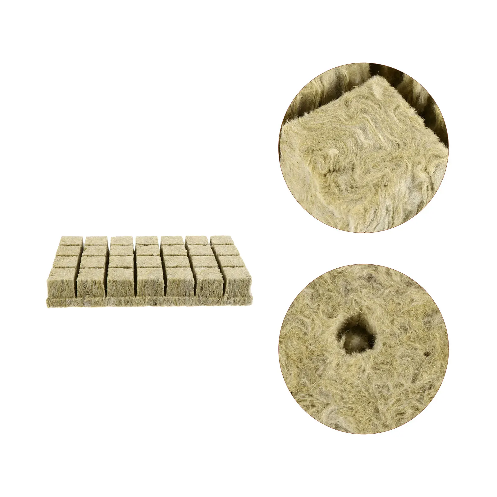 

28 Cotton Plug Seedlings Block Soilless Cultivation Plant Peat