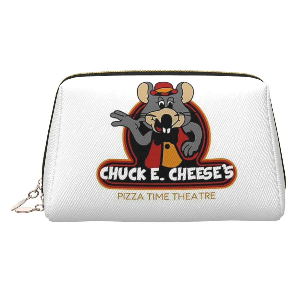 

Chuck E Cheeses Pizza Time Theater Женская косметичка Дорожный органайзер для макияжа Сумка для хранения туалетных принадлежностей Dopp Kit Box