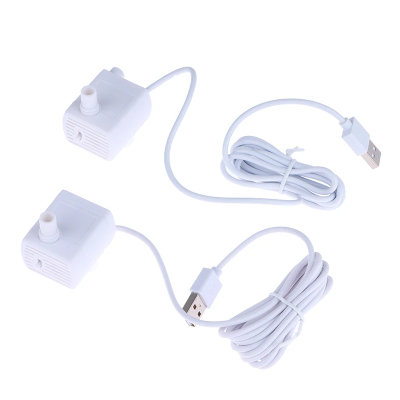 Imagem -05 - Fonte de Água para Pet Cat Anti-seco Ardente Substituição do Motor Bomba de Água Flores Beber Tigela Usb 5v