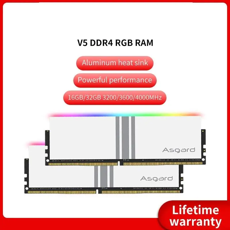 New! Valkyrie V5 Series RGB RAM 8GBx2 16GBX2 3200MHz 3600MHz RAM Memoria Computer Desktop DDR4 8g 16g 3200MHz 3600Mhz DIMM RGB