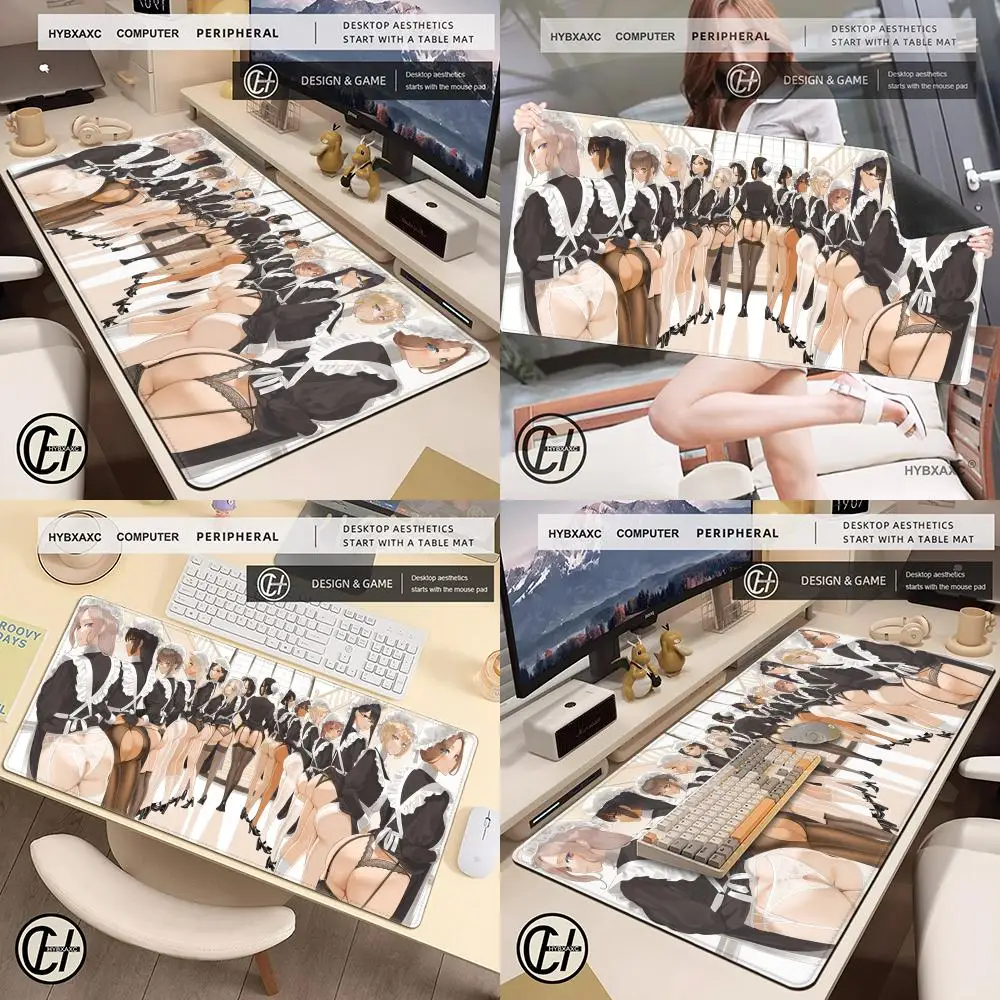 مثير أنيمي ماوس الوسادة هنتاي ماوس الوسادة كبيرة الثدي ماوس الكمبيوتر كبير اللعب البساط فتاة حصيرة مكتبية الألعاب الملحقات لوحة المفاتيح