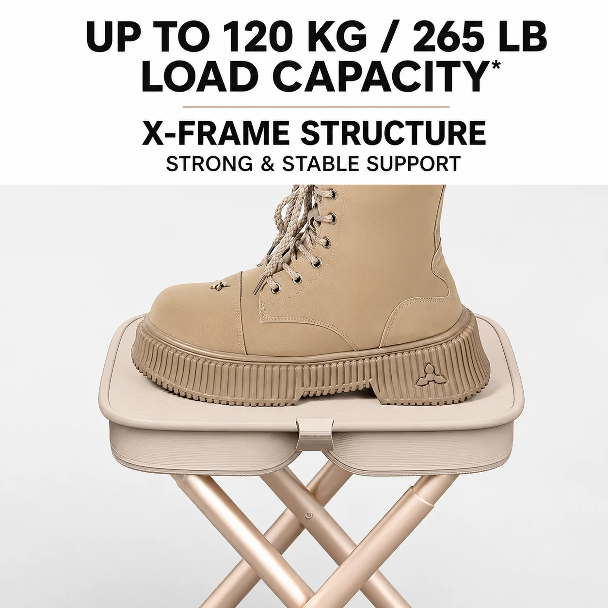 2-in-1 Portable Folding Stool - Outdoor Furniture Rocking Chair ulasan dan harga