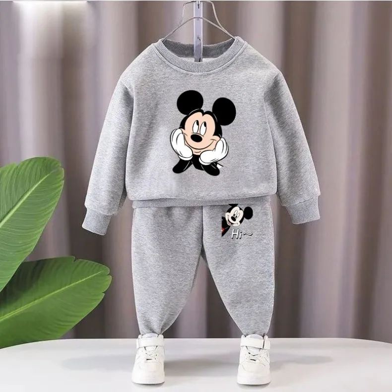Herbst-Winter Jungen O-Ausschnitt Hoodies und Lange Hose Zweiteilige Sets Kinder Mode Trainingsanzug Kinder Sweatshirt Anzug Pullover Set – Detail 12