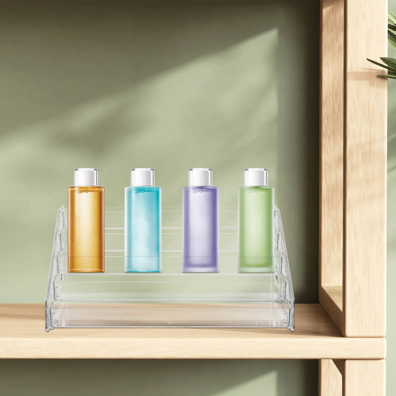 

Acrylic Display Stand for Cosmetics Organizer with Multi-Layer Design Large Capacity Nail Polish Holder Perfume Stand Makeup