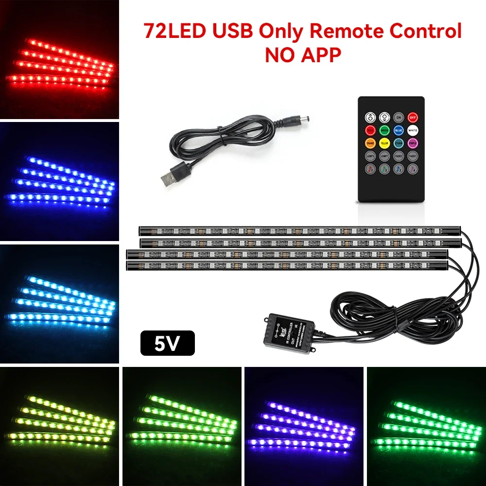 72LED Remote USB