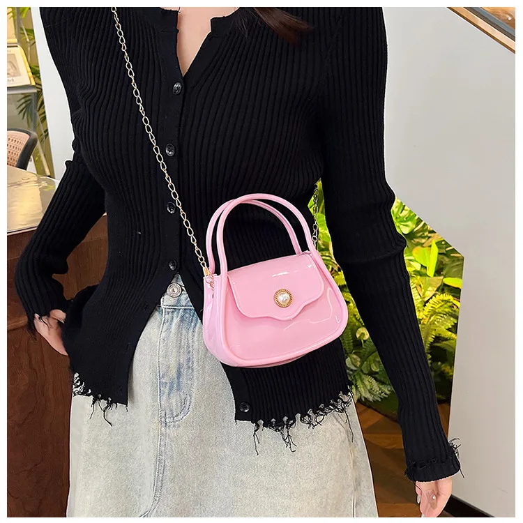 

2024 Spring new versatile gentle fashion texture handbag/shoulder/crossbody bag