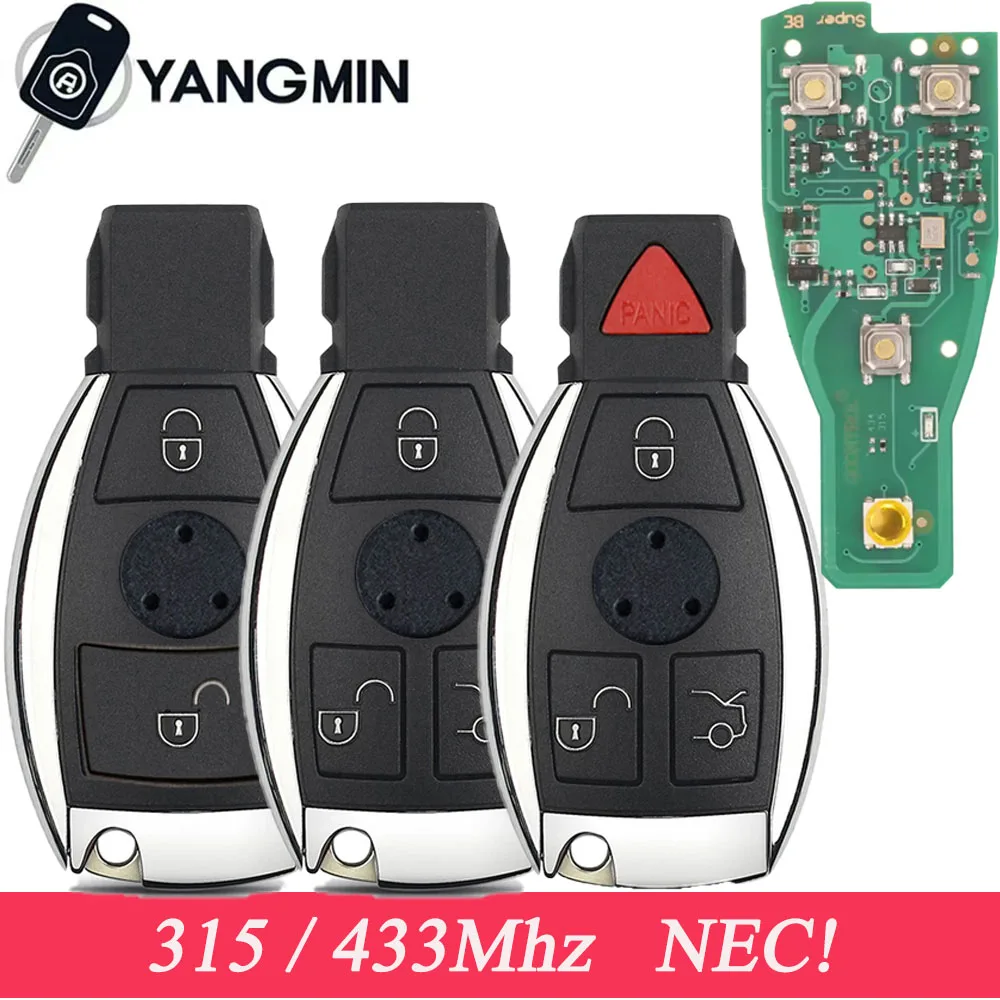 

NEC Remote Car Key For Mercedes Benz C E S Class CLS W166 W169 W203 W204 W210 W211 W118 W171 W172 W220 315 433Mhz car key
