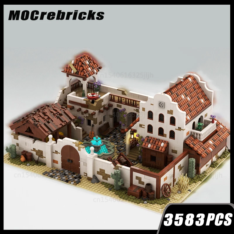 

Space Movie Scene Old Town Villa MOC Building Blocks Architecture DIY Model Technology Creative Display Educational Briick Toys