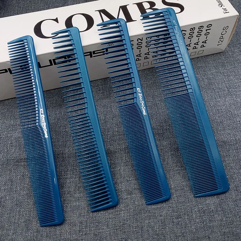 Professional Barber Hair Cutting Comb Anti-static Flat Head Cutter Comb FineTooth Haircut Brush Salon Hair Cutting Styling Tools