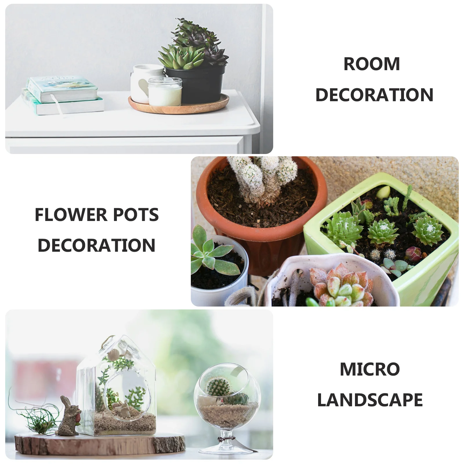 50Pcs Resin Miniature Colorful Mushroom Ornament Artificial Landscape DIY Garden Decoration Mini Adornment Home Accessories