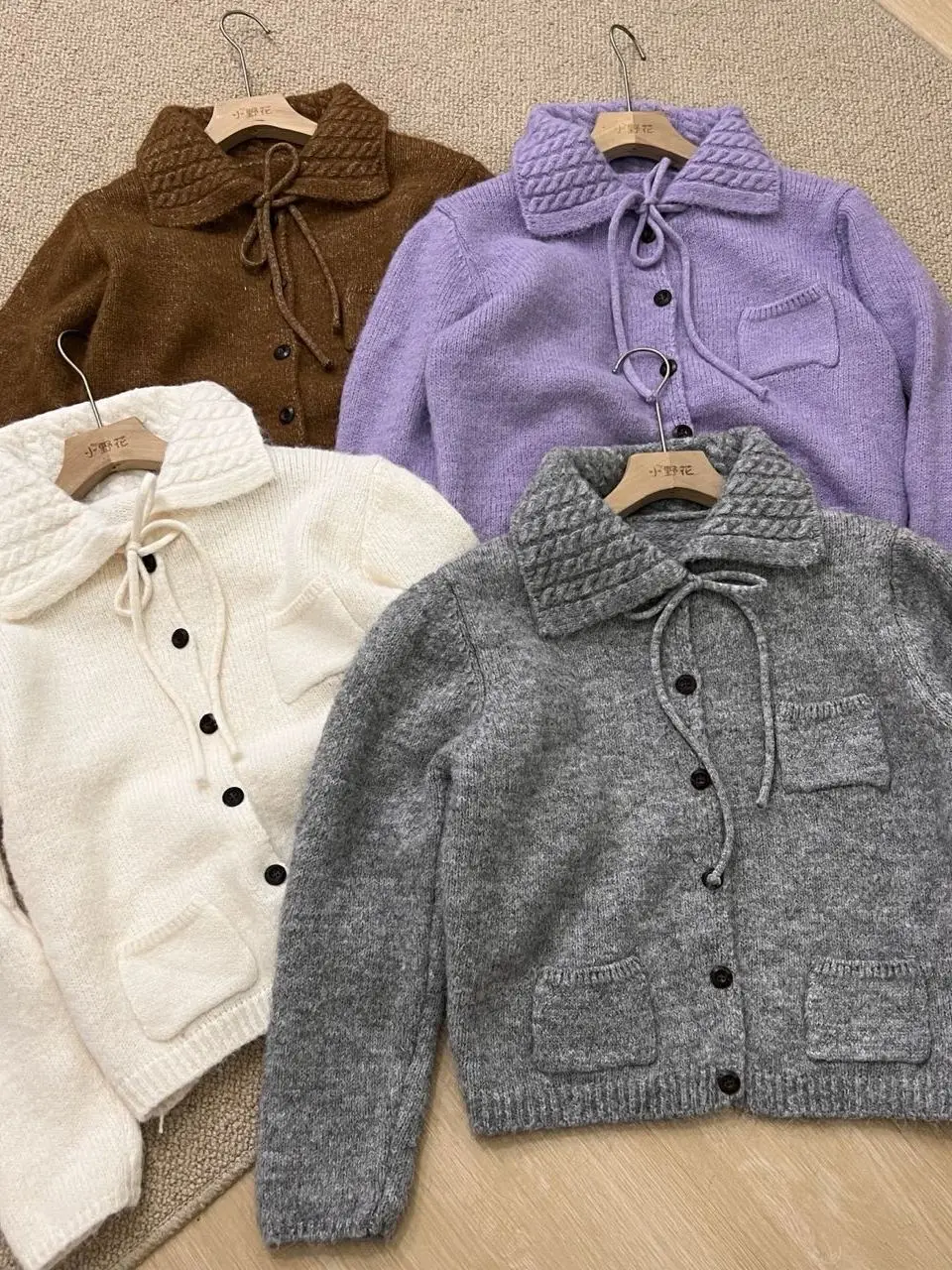Cárdigan abierto de punto informal coreano Sle para mujer Otoño Invierno nuevo suéter de diseño adelgazante Faion Jaet para mujer