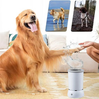 USB Rechargeable Automatic Dog Paw Washer - Portable Silicone Pet Foot Cleaner for Small/Medium Dogs Removes Dust Dirt and Hair