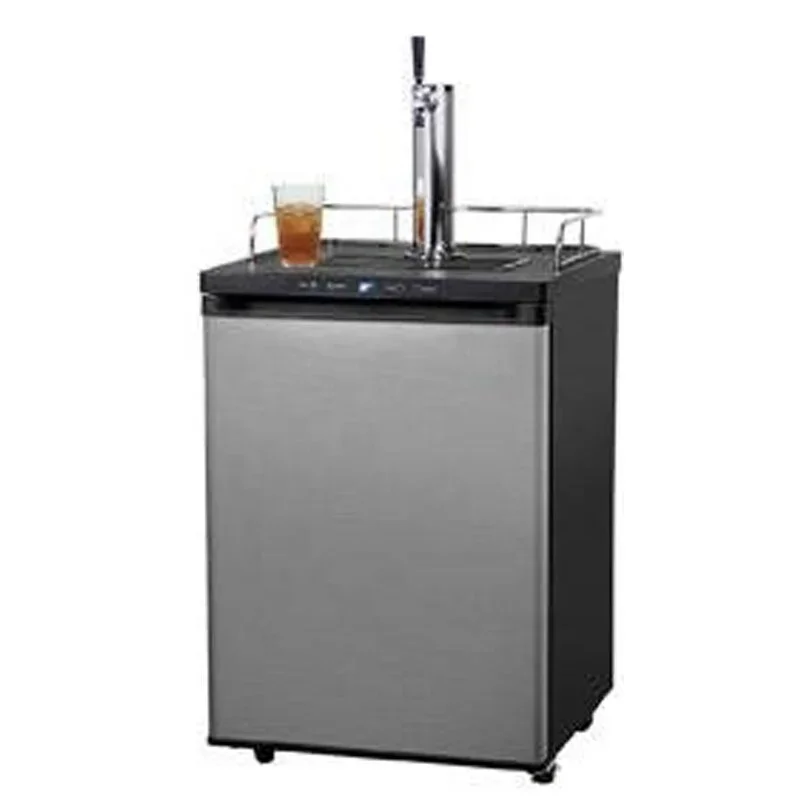 Full Size Beer Kegerator Refrigerator Beer Keg Cooler Draft Beer Dispenser with Digital Display