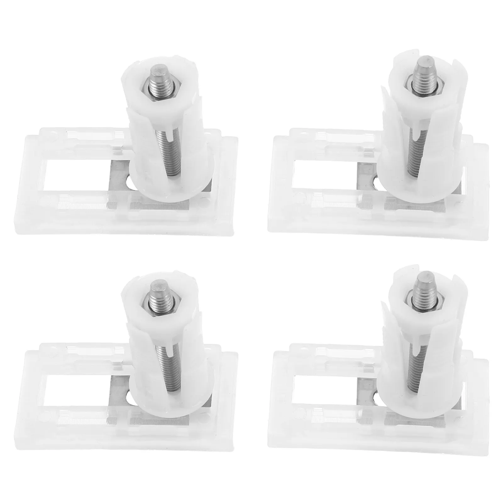 4 Pcs Toilet Seat Cover Hinge Bolt Screws Fixings Replacement Bolts For Seats Heavy Duty Expansion Steel Screws Accessories