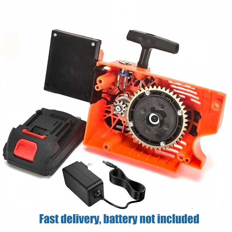 52/58cc Chainsaw Electric Start Starter Assembly Compatible with 4500 5200 5800